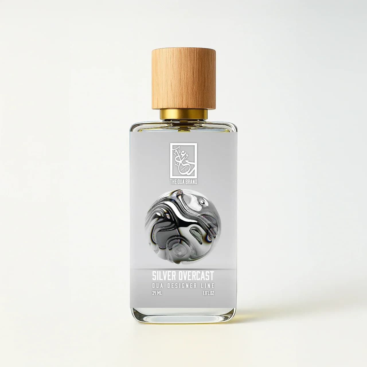 Silver Overcast Perfume Bottle