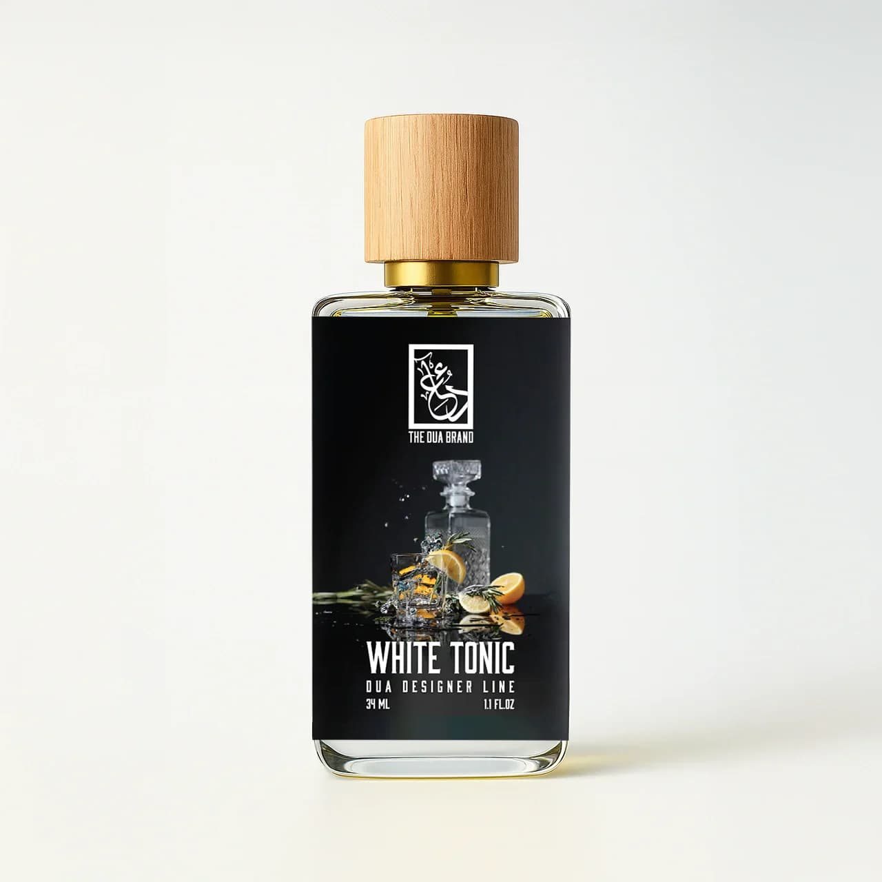 White Tonic Perfume Bottle
