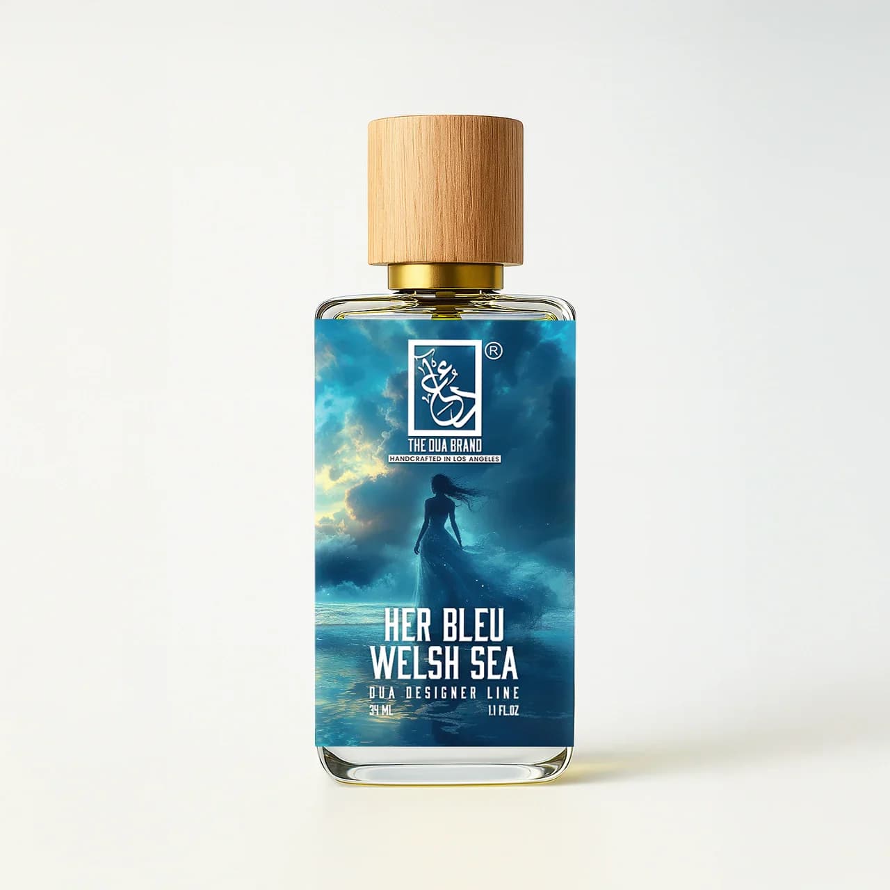Her Bleu Welsh Sea Perfume Bottle