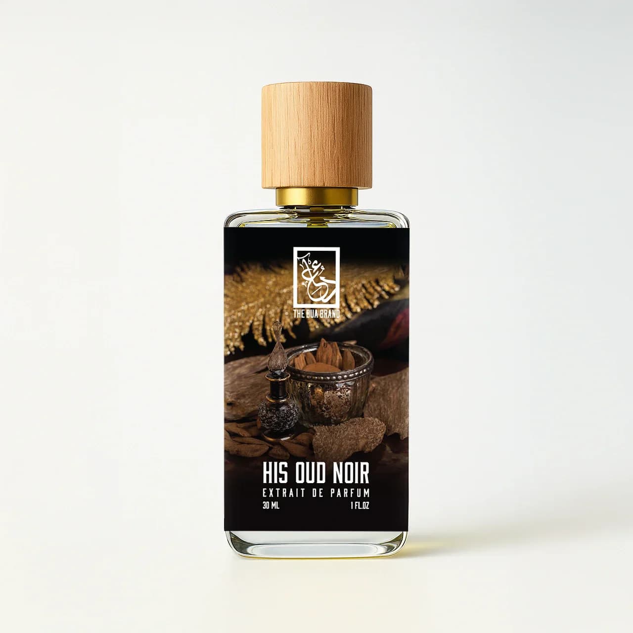 His Oud Noir Perfume Bottle