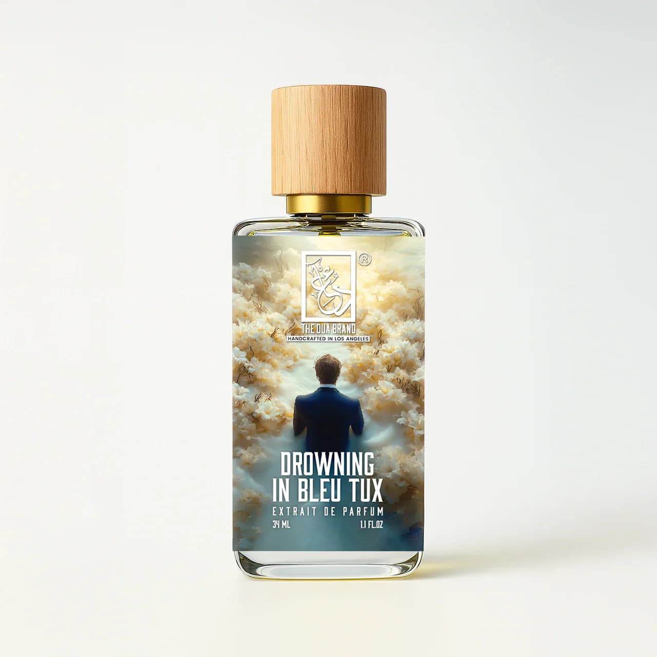 Drowning In Bleu Tux Perfume Bottle