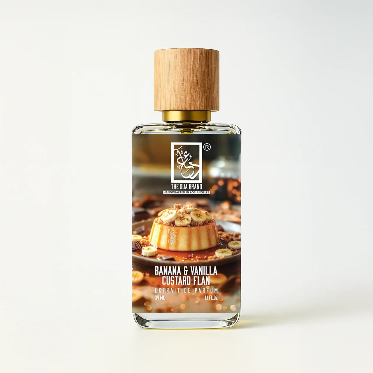 Banana & Vanilla Custard Flan Perfume Bottle