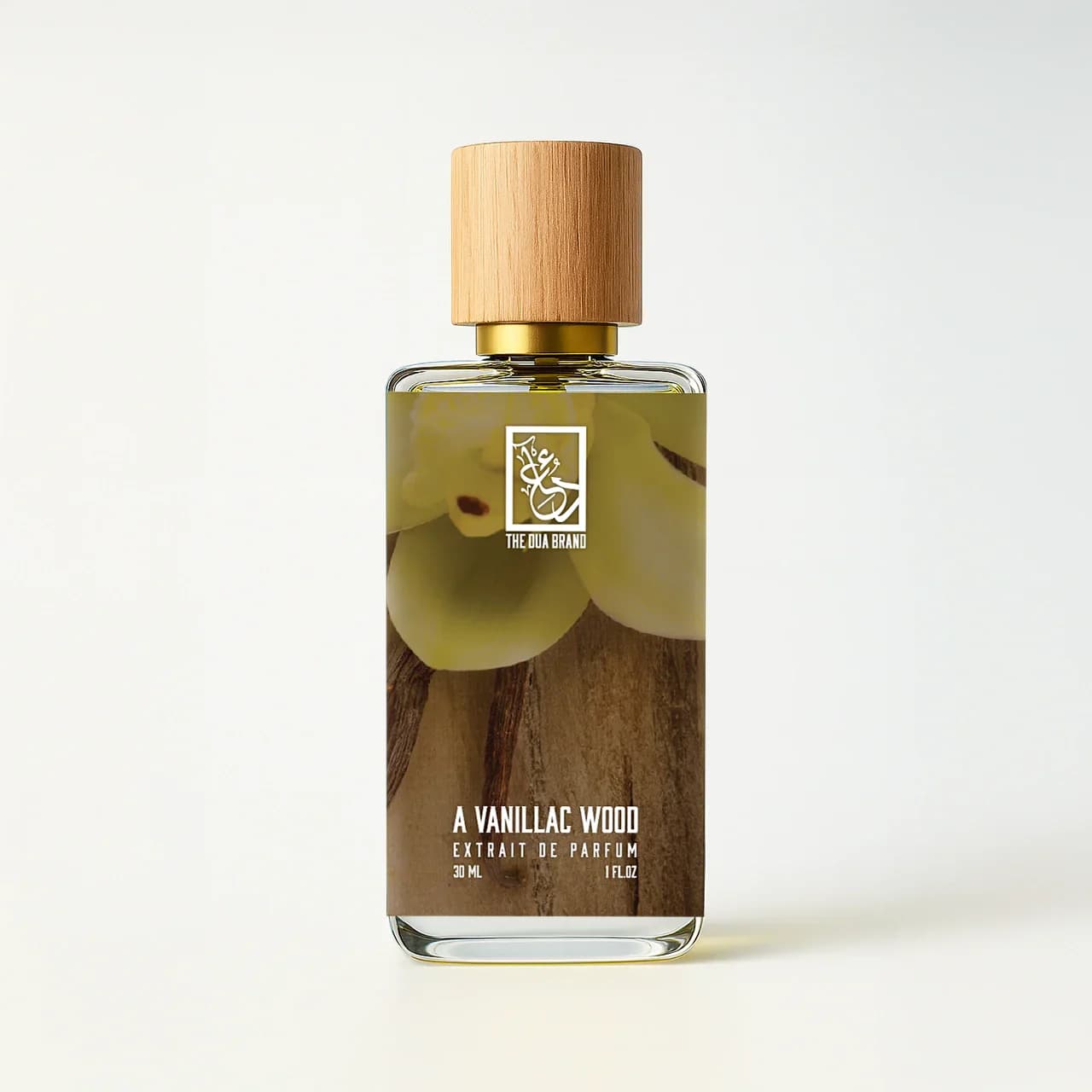 A Vanillac Wood Perfume Bottle