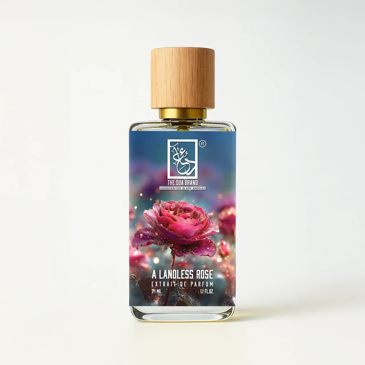 A Landless Rose Perfume Bottle