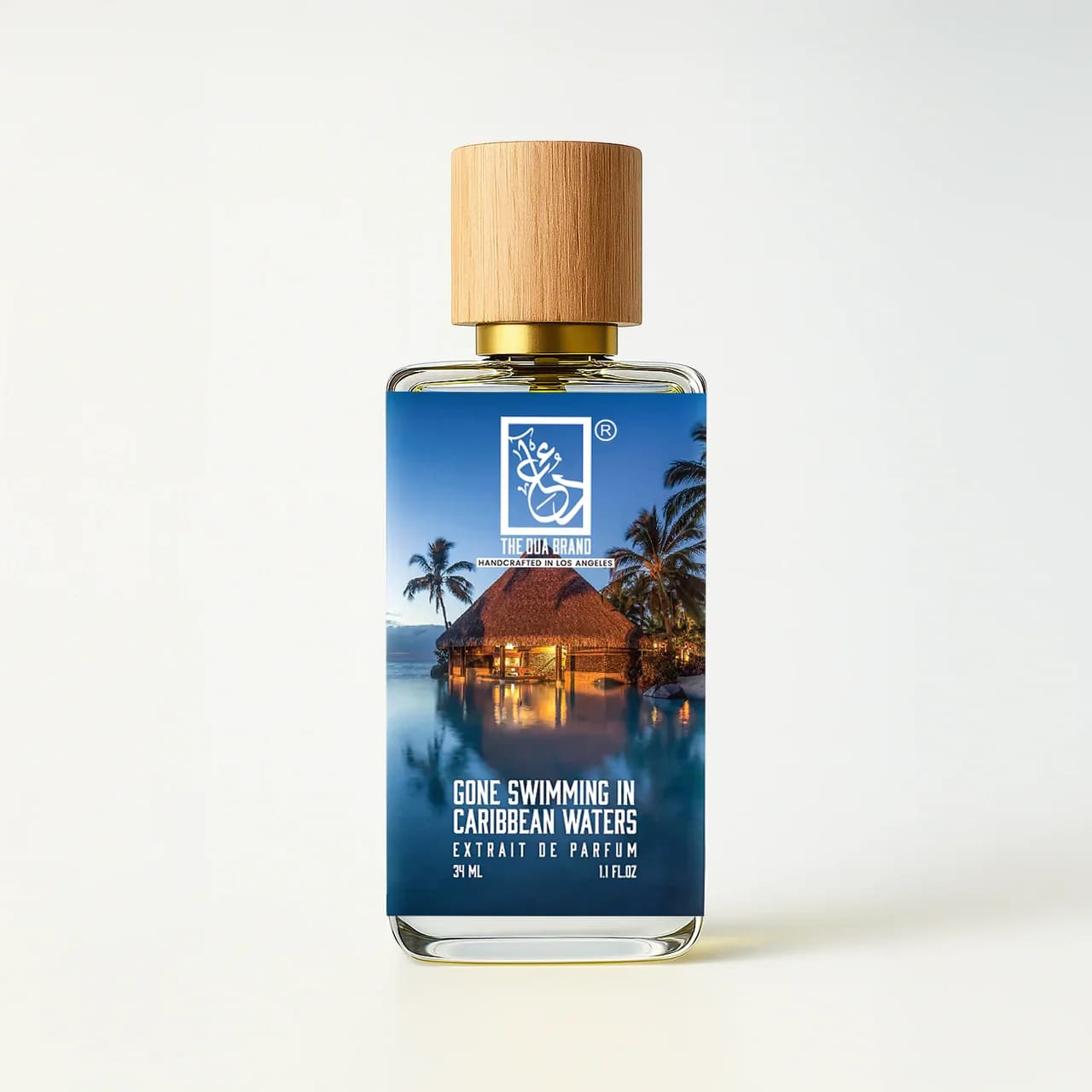 Gone Swimming In Caribbean Waters Perfume Bottle