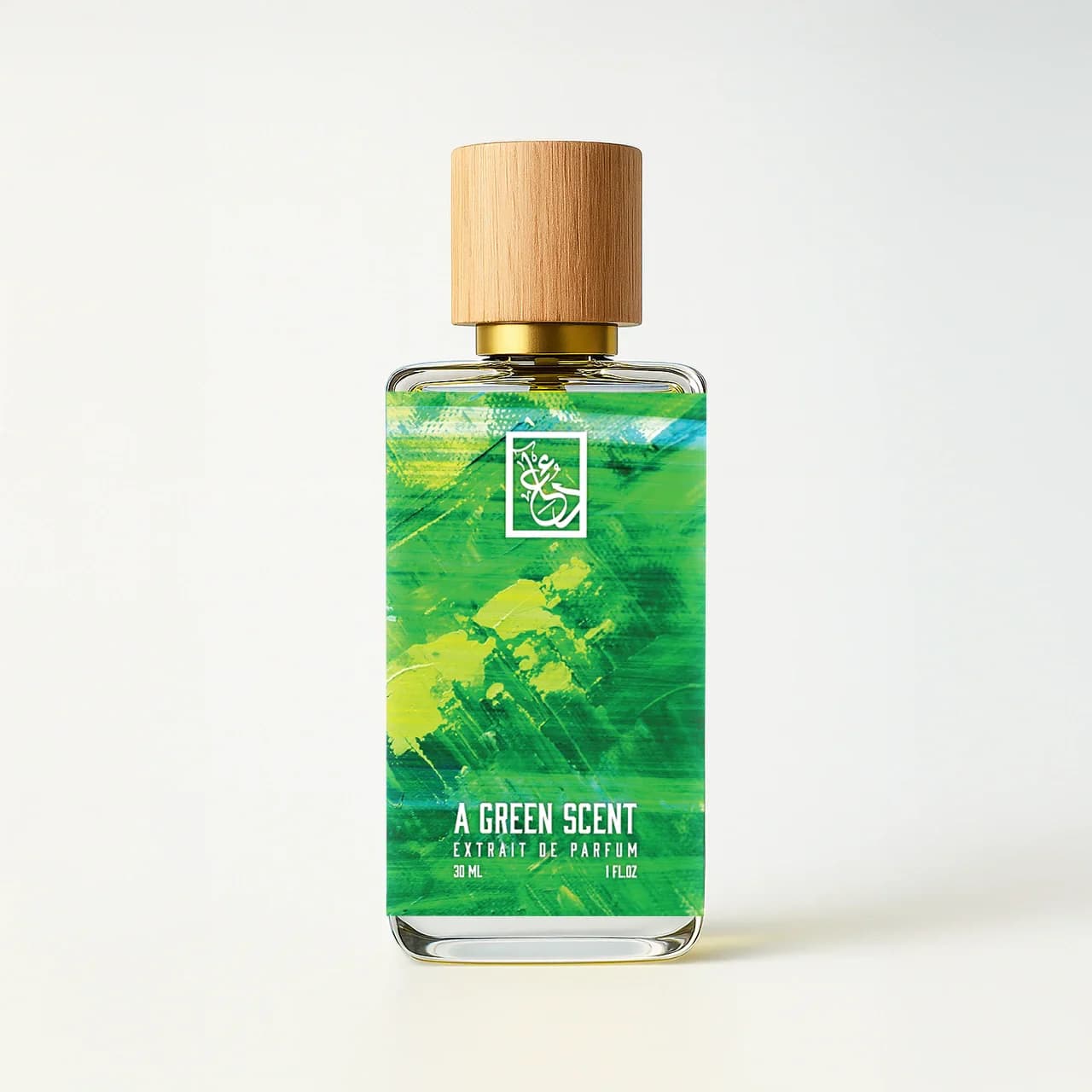 A Green Scent Perfume Bottle