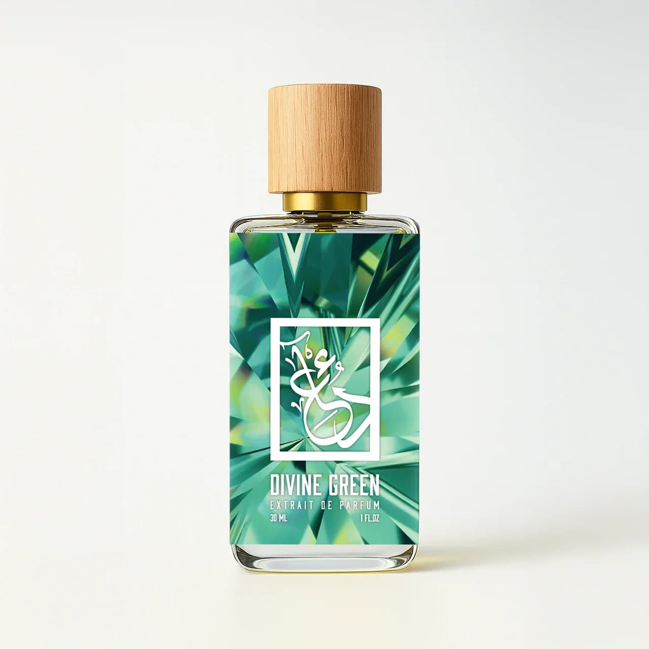 Divine Green Perfume Bottle