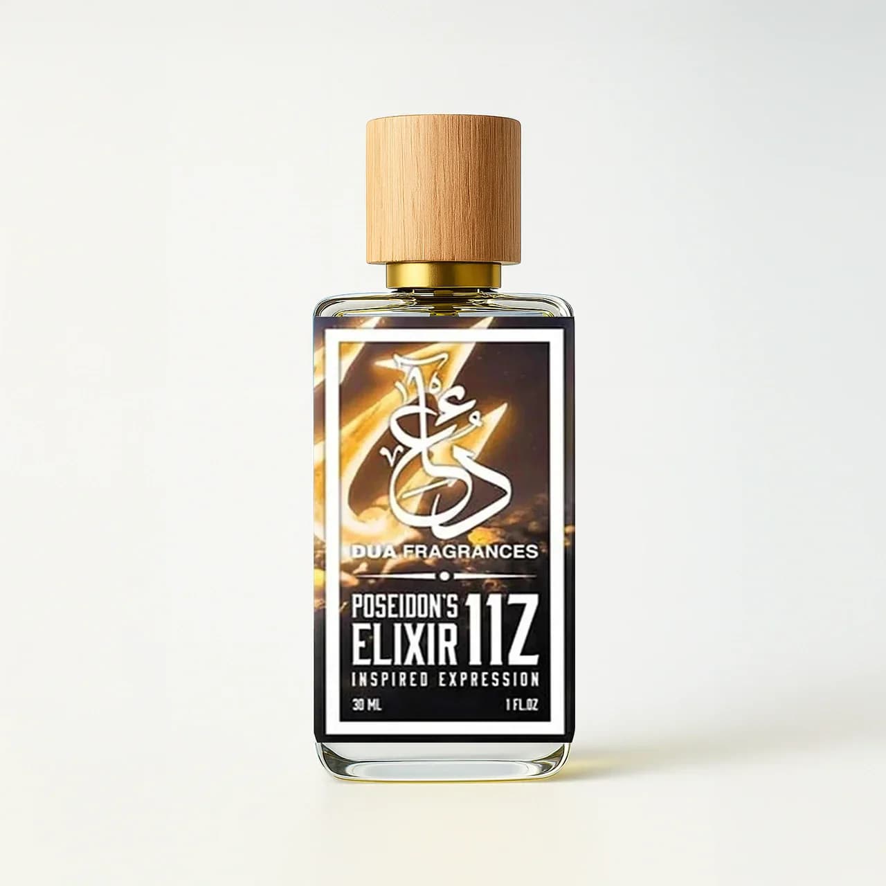 Poseidon's Elixir 11z Gold Perfume Bottle
