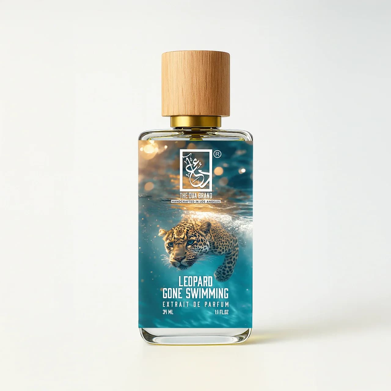 Leopard Gone Swimming Perfume Bottle