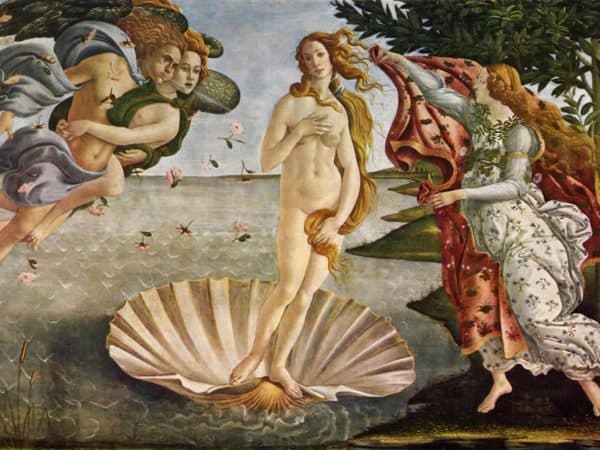 Birth of Venus (Botticelli) Perfume Bottle