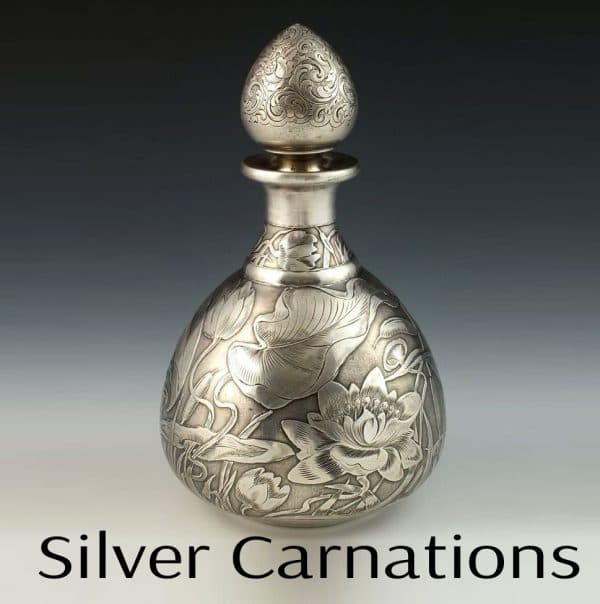 Silver Carnations(Rev. 1) Perfume Bottle