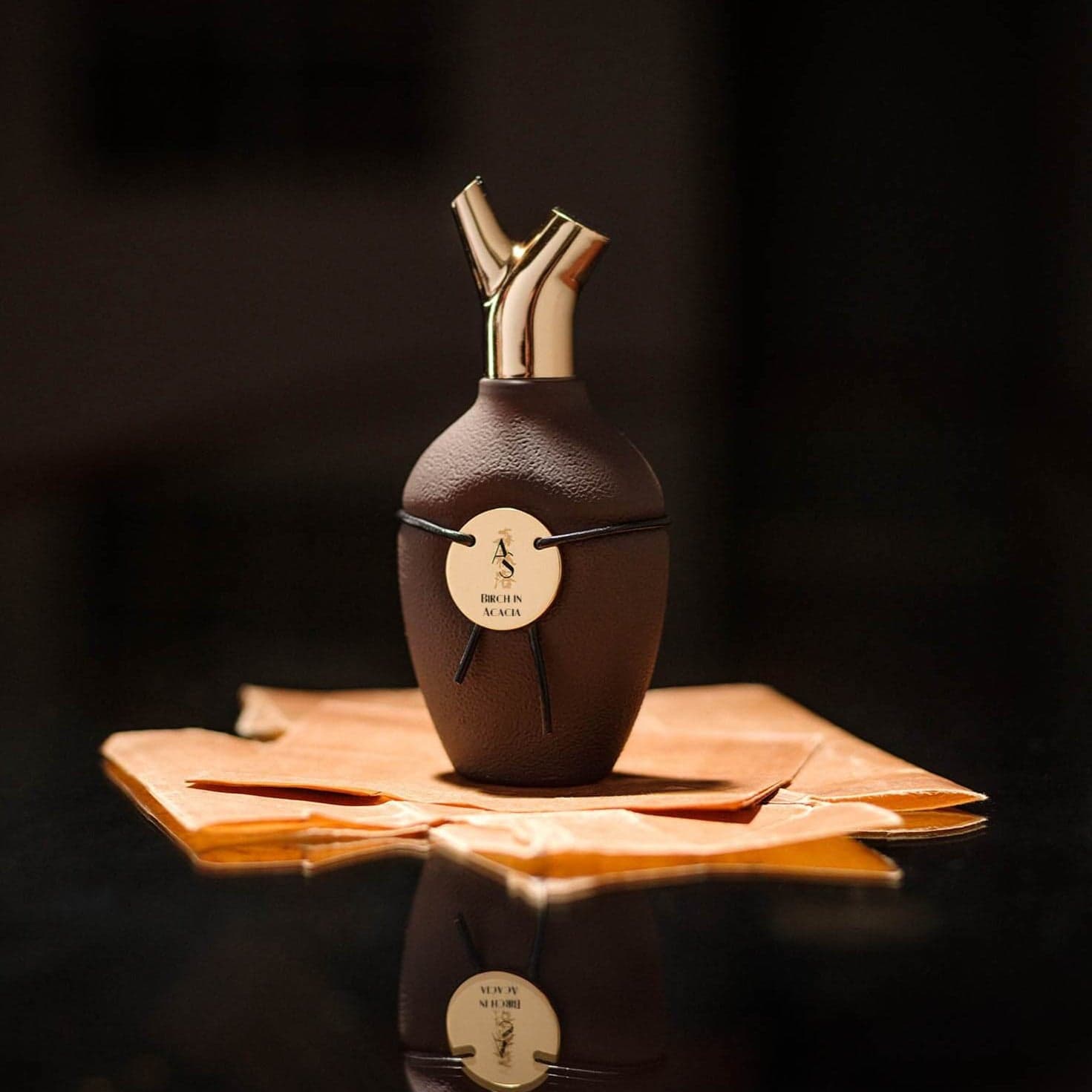 Birch in Acacia Perfume Bottle