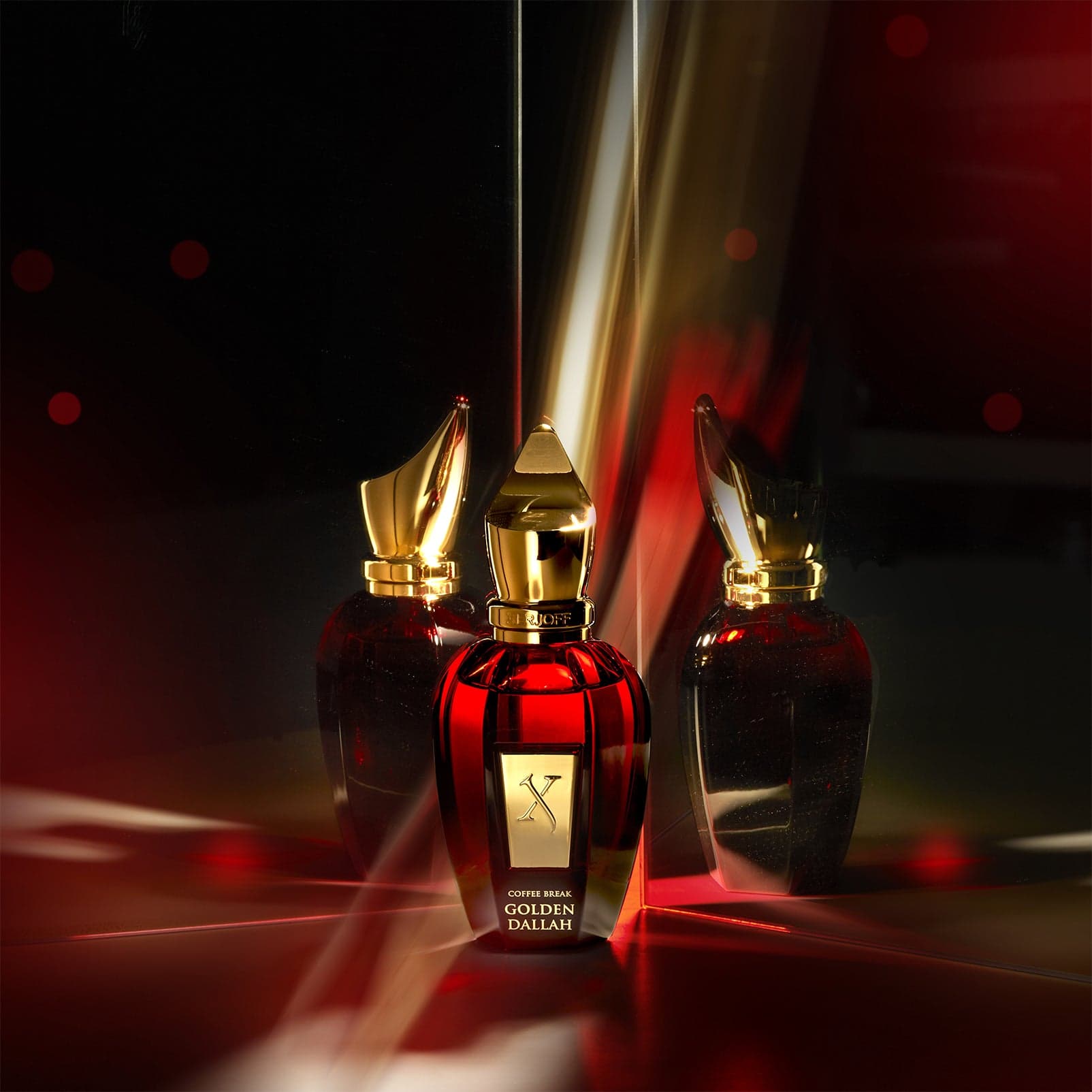 Golden Dallah Perfume Bottle