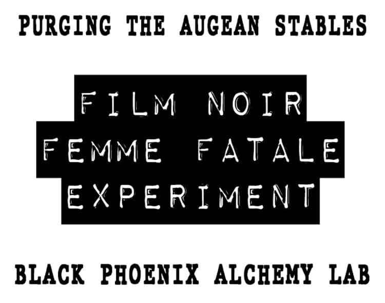 Film Noir Femme Fatale Experiment Perfume Bottle