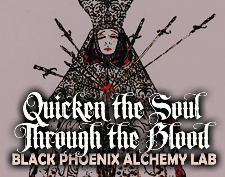 Quicken the Soul Through the Blood Perfume Bottle