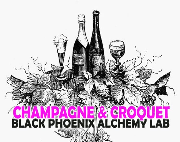 Champagne and Croquet Perfume Bottle