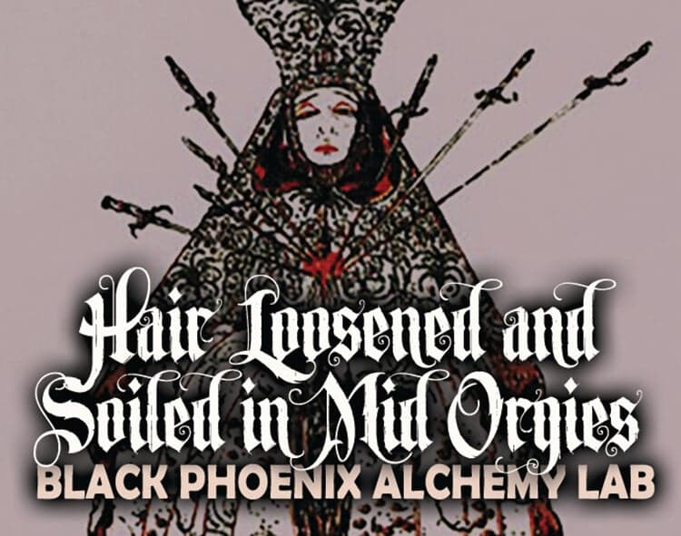 Hair Loosened and Soiled in Mid Orgies Perfume Bottle