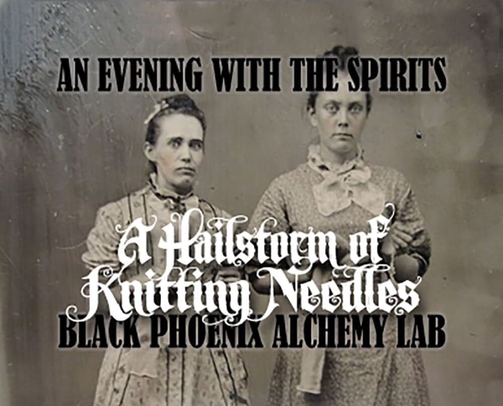 A Hailstorm of Knitting Needles Perfume Bottle