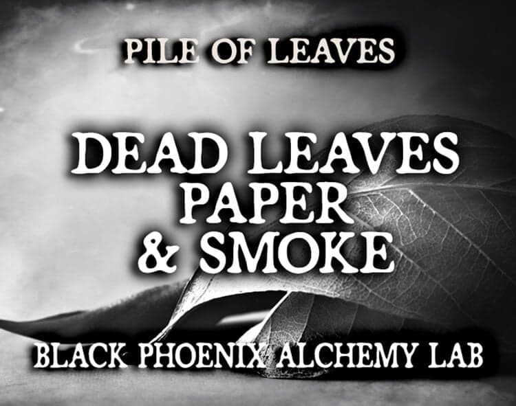 Dead Leaves, Paper, and Smoke Perfume Bottle