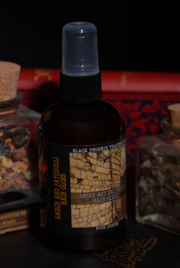 Amber & Patchouli Hair Gloss Perfume Bottle