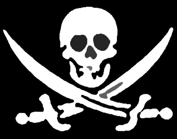 Jolly Roger Perfume Bottle