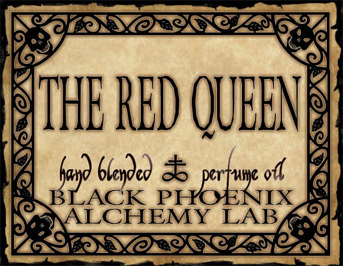Red Queen Perfume Bottle