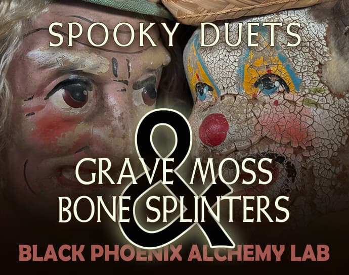 Grave Moss and Bone Splinters Perfume Bottle