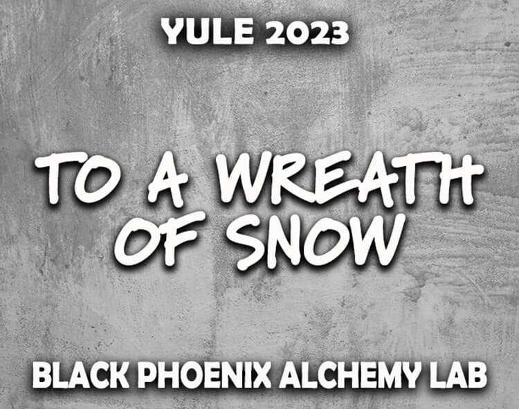 To a Wreath of Snow Perfume Bottle