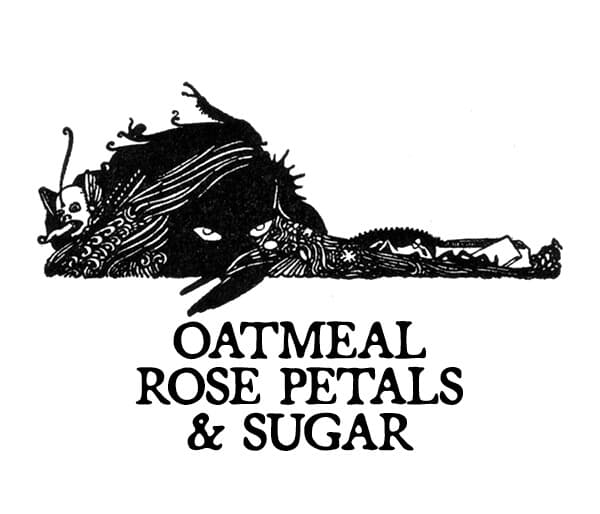 Oatmeal, Rose Petals, and Sugar Perfume Bottle