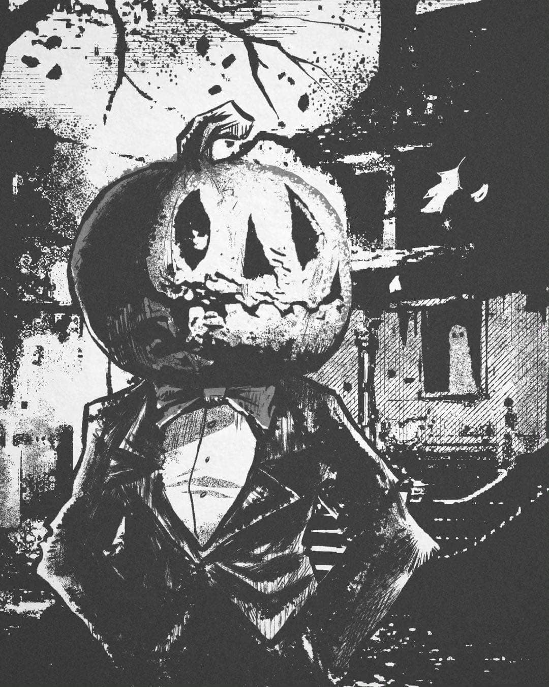 An Autumn Stroll for a Pumpkin Man Perfume Bottle