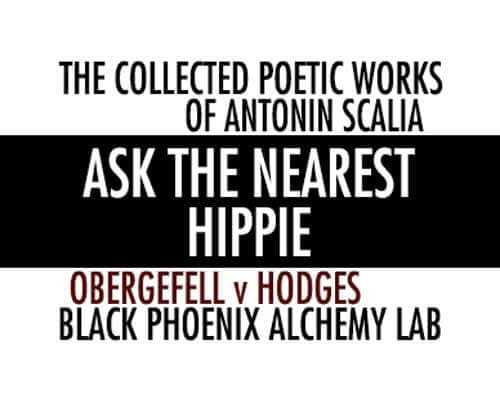 Ask the Nearest Hippie Perfume Bottle