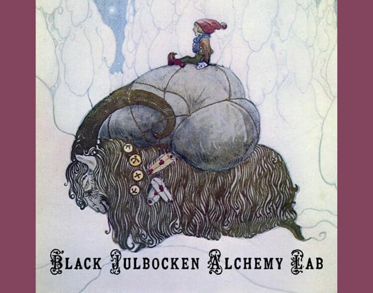 Black Julbocken Alchemy Lab Perfume Bottle