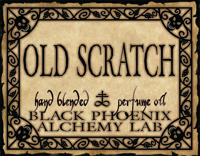 Old Scratch Perfume Bottle