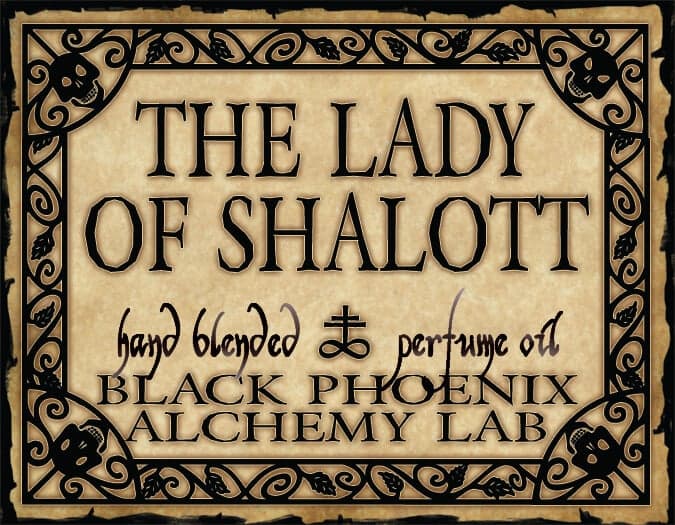 The Lady of Shalott Perfume Bottle