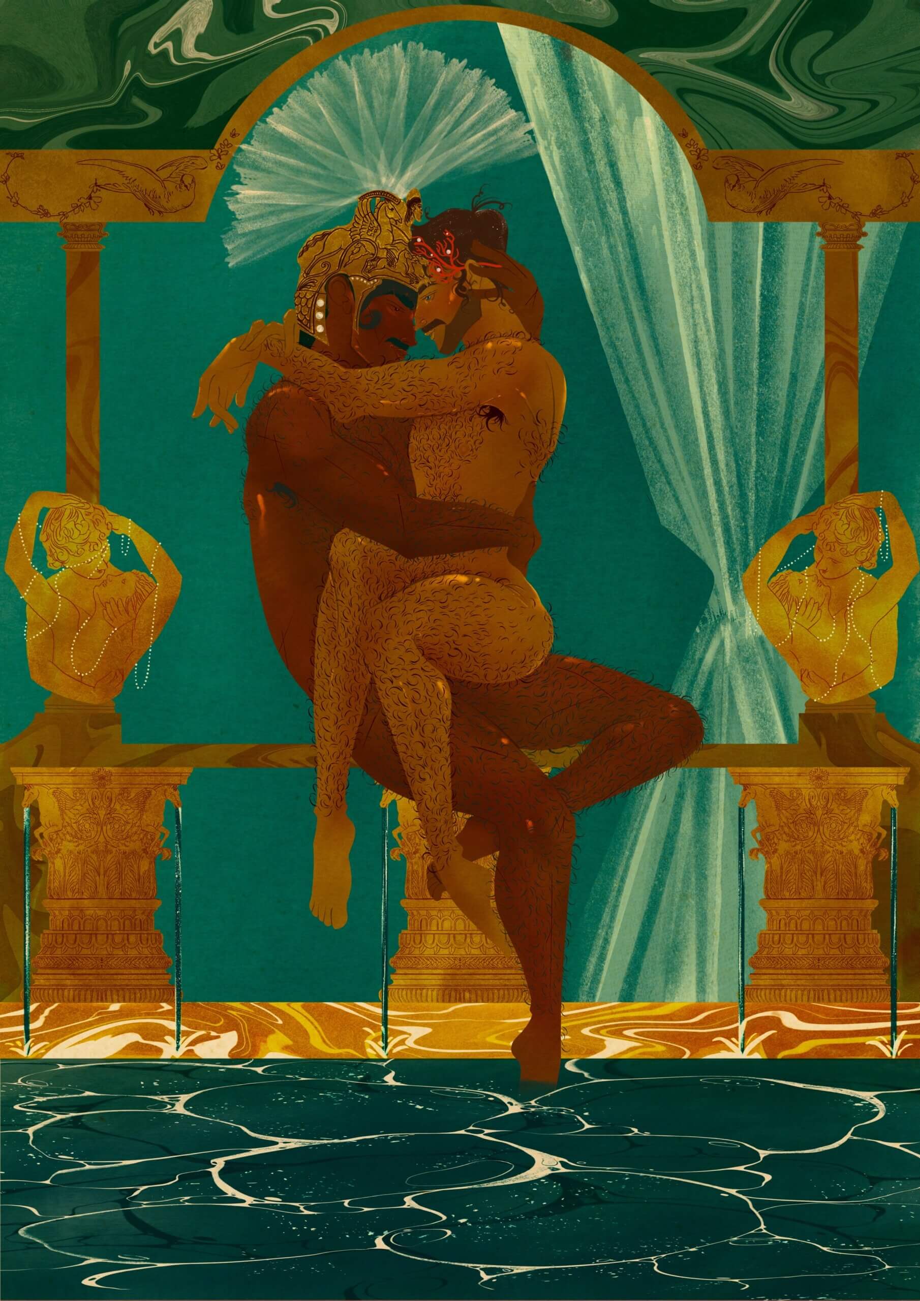 Mars and Venus Perfume Bottle