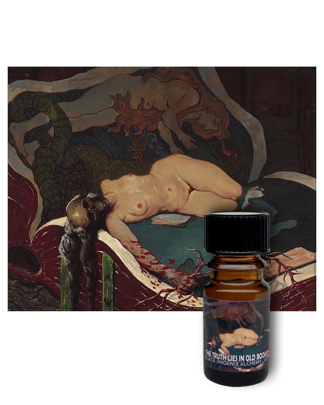 The Truth Lies in Old Books Perfume Bottle
