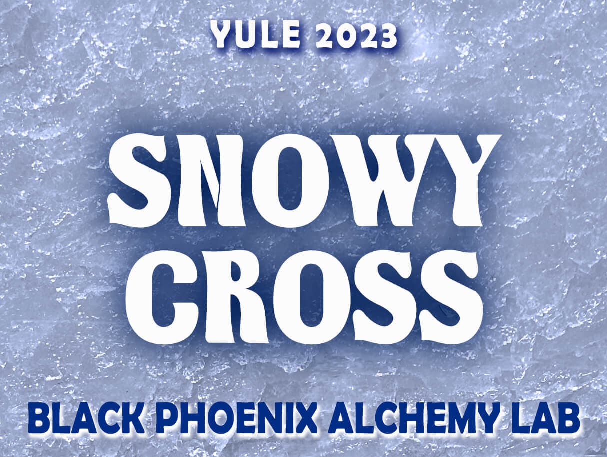 Snowy Cross Perfume Bottle