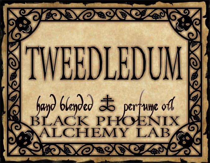 Tweedledum Perfume Bottle