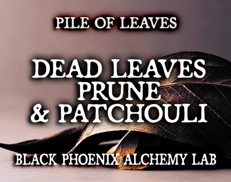 Dead Leaves, Prune, and Patchouli Perfume Bottle