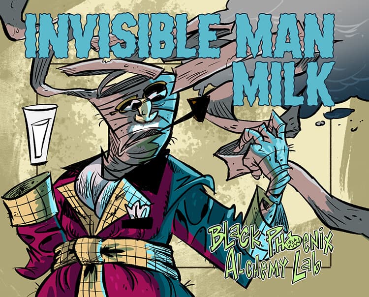 Invisible Man Milk Perfume Bottle
