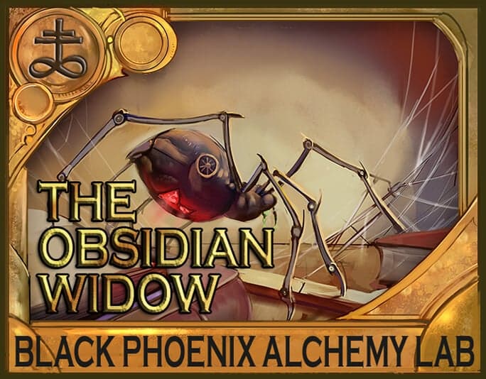 The Obsidian Widow Perfume Bottle