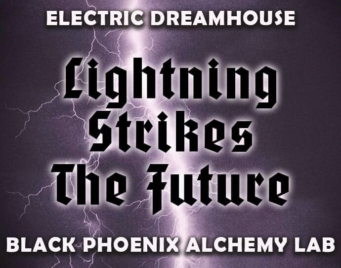 Lightning Strikes the Future Perfume Bottle