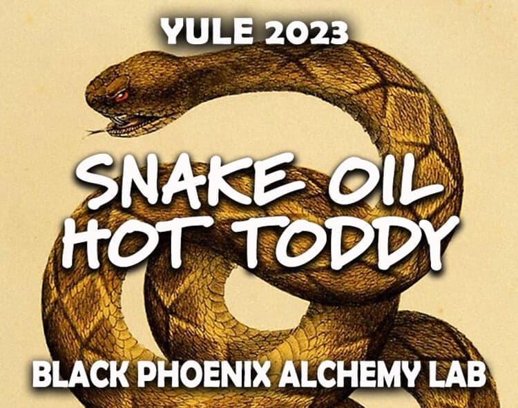 Snake Oil Hot Toddy Perfume Bottle