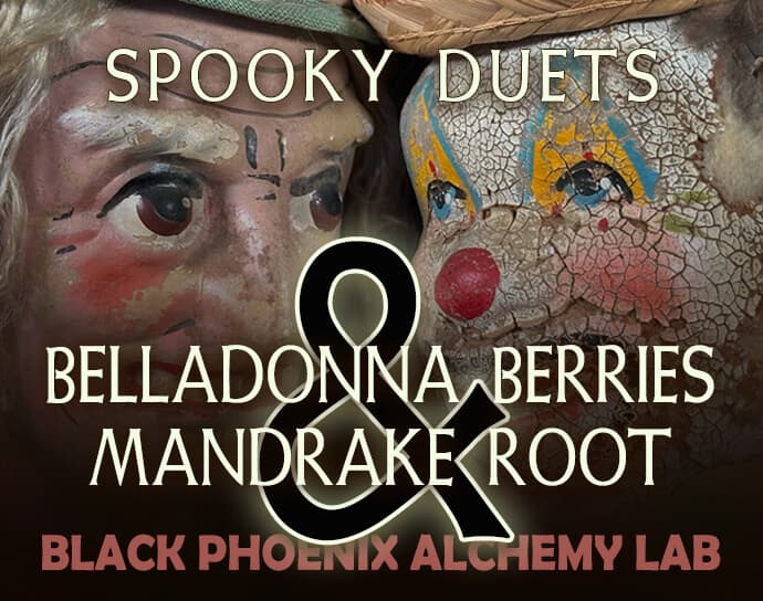 Belladonna Berries and Mandrake Root Perfume Bottle