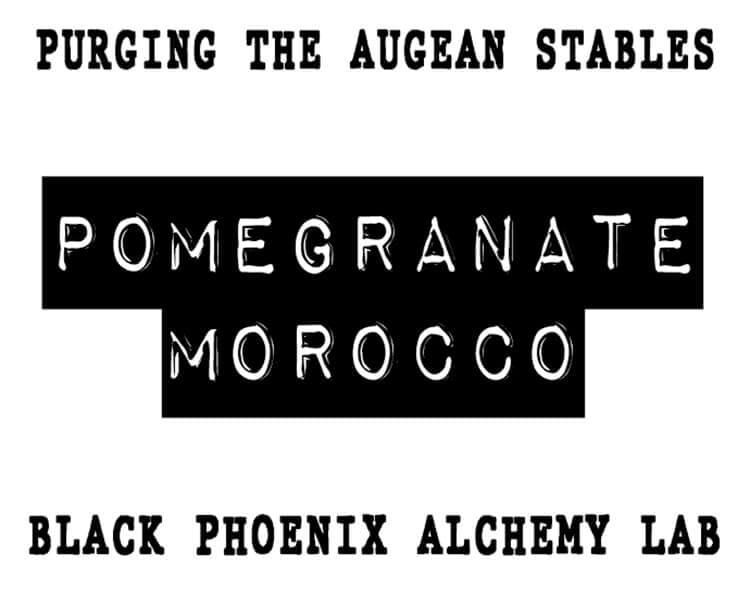 Pomegranate Morocco Perfume Bottle