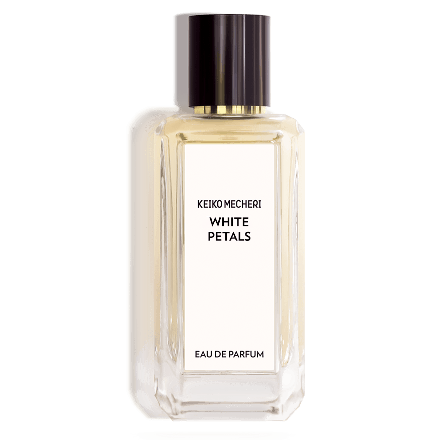 White Petals Perfume Bottle