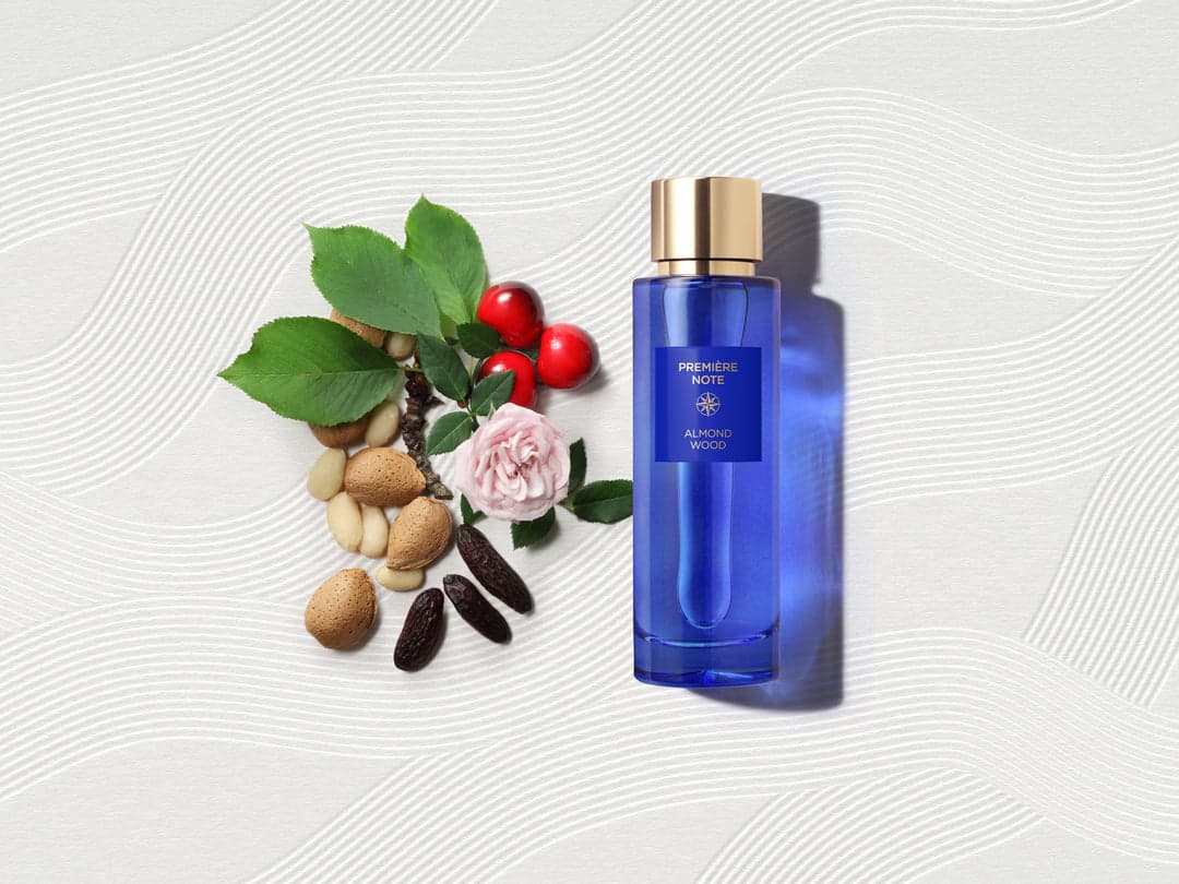 Almond Wood Perfume Bottle