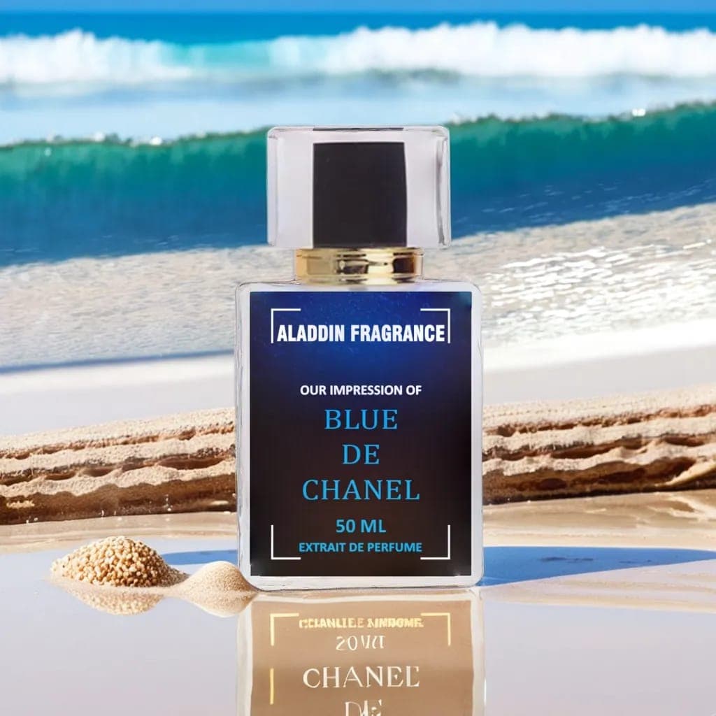 Blue D Channel Unisex Fragrance Perfume Bottle