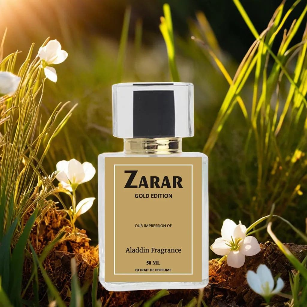 Zarar Gold Edition For Men Perfume Perfume Bottle