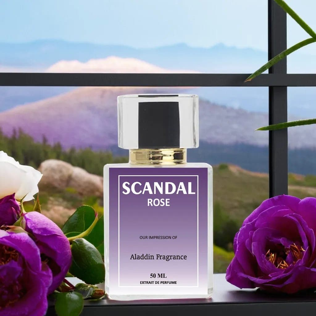 Scandal Rose Fragrance For Women Perfume Bottle